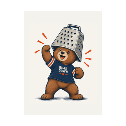 Cheese Grater Bear Poster -  Poster -  No Context Bears