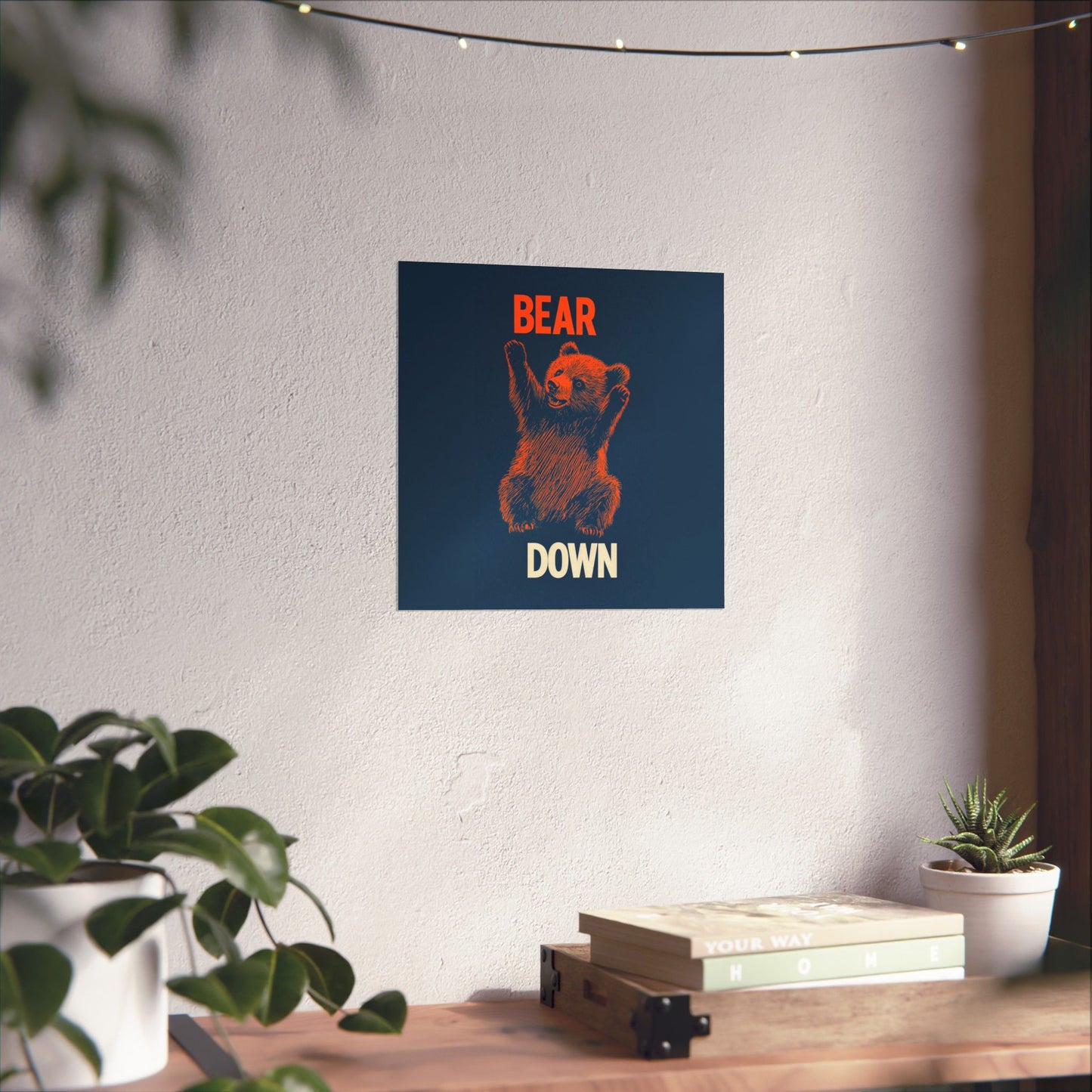 Vintage Cheer Bear Poster