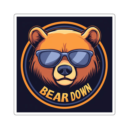 Bear Down Sunglasses Sticker