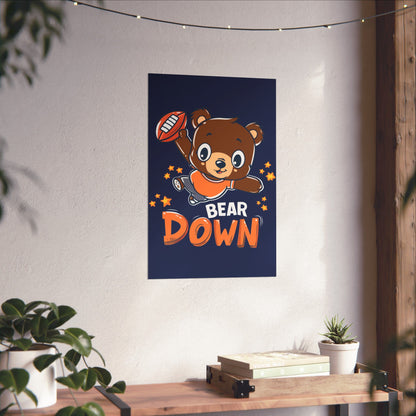Bear Down Animated Kid's Poster