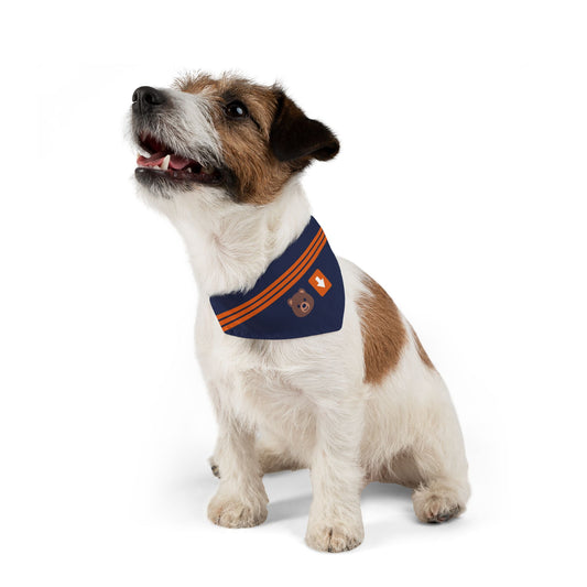 Bear Down Emoji Dog Bandana