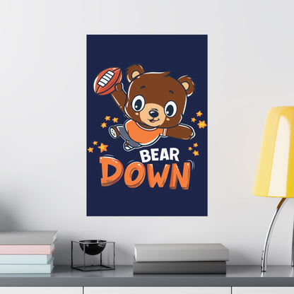 Bear Down Animated Kid's Poster