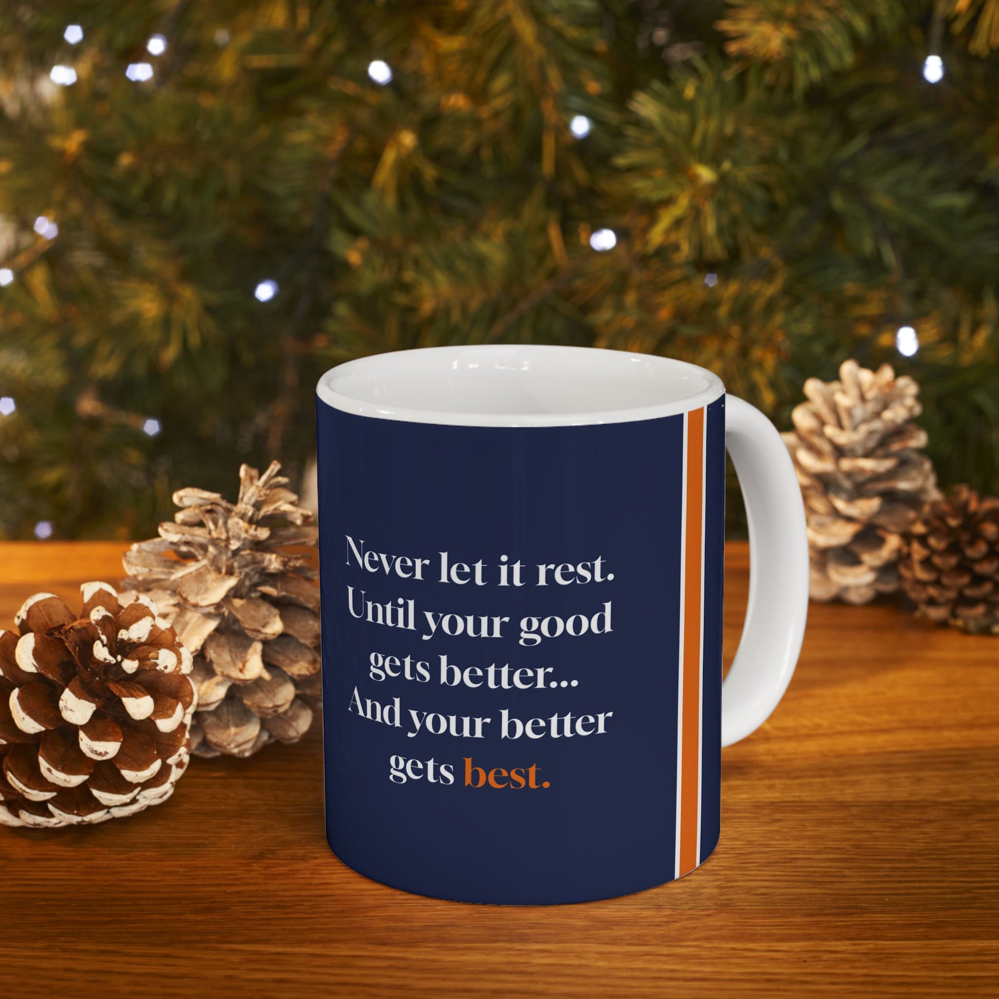Good Better Best Mug Christmas