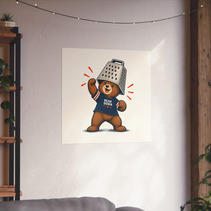 Cheese Grater Bear Poster -  Poster -  No Context Bears