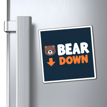 Bear Down Emoji Magnet - Chicago Bears Fridge Magnet