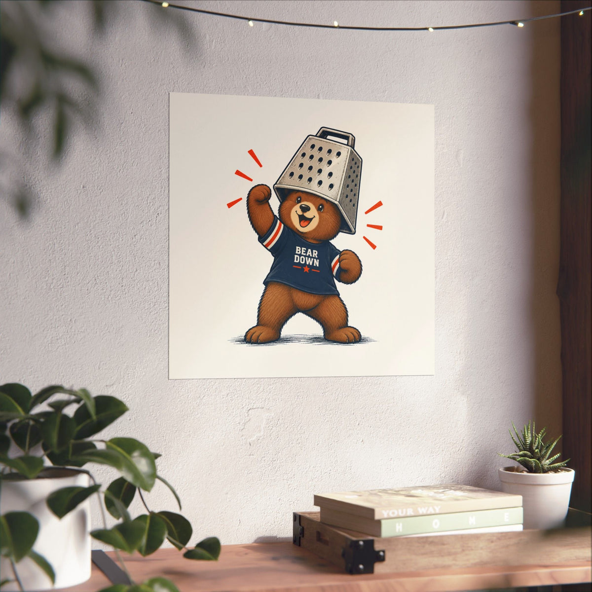 Cheese Grater Bear Poster -  Poster -  No Context Bears