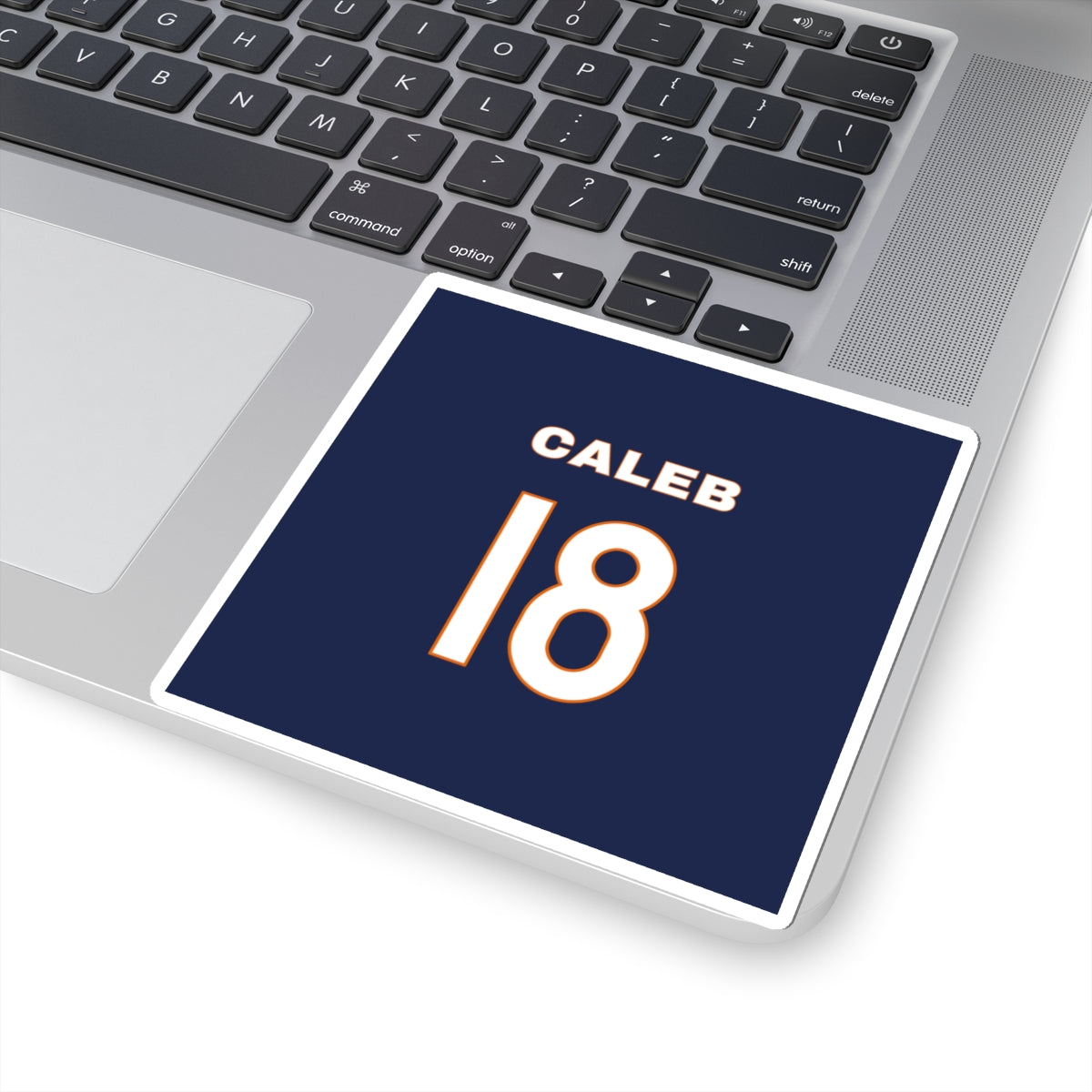 Caleb Williams Sticker - Blue Chicago Bears Jersey
