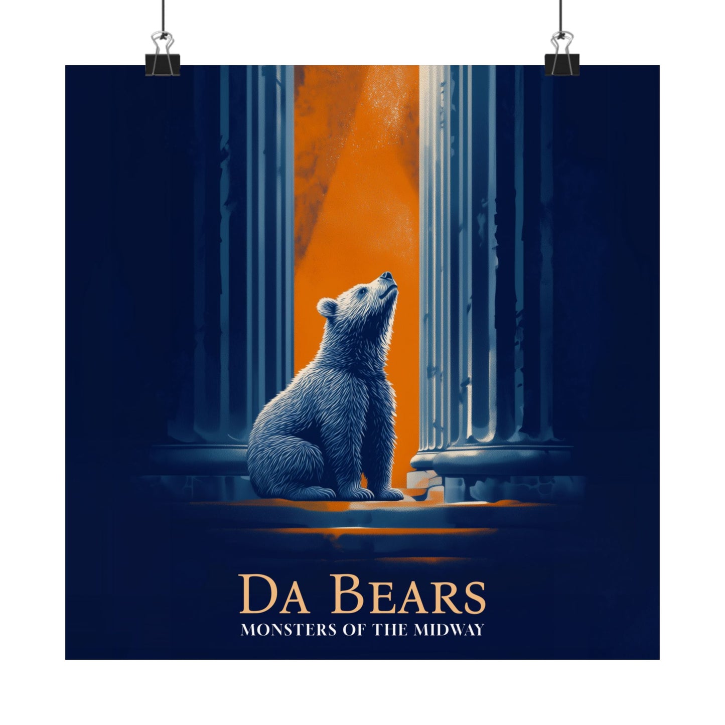 Da Bears Cinematic Poster