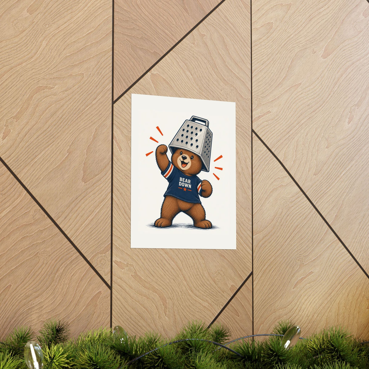Cheese Grater Bear Poster -  Poster -  No Context Bears