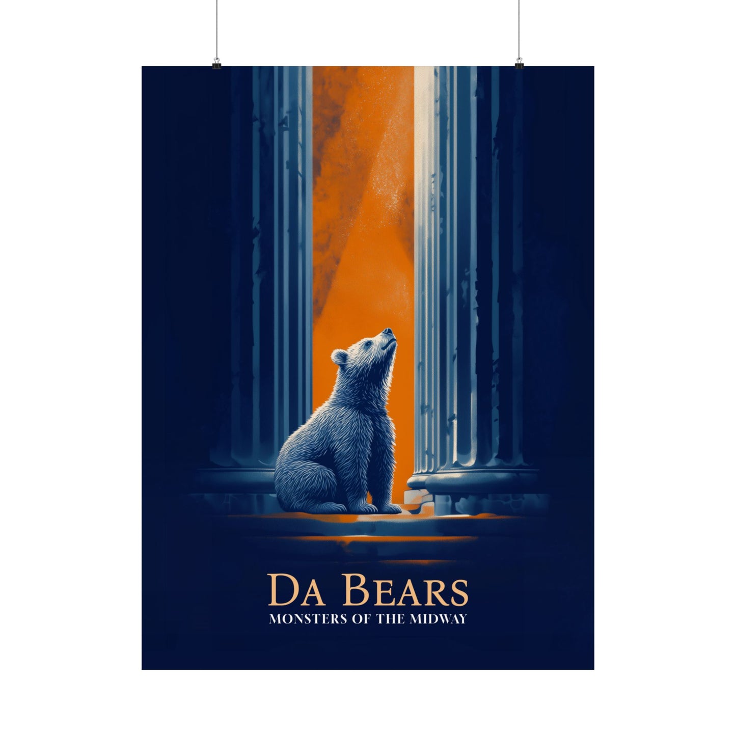 Da Bears Cinematic Poster