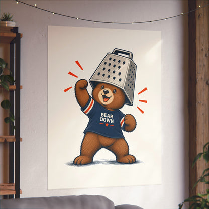 Cheese Grater Bear Poster -  Poster -  No Context Bears