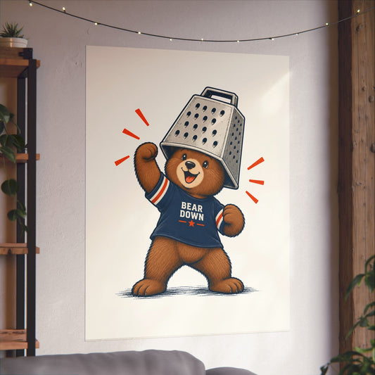 Cheese Grater Bear Poster -  Poster -  No Context Bears