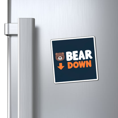 Bear Down Emoji Magnet - Chicago Bears Fridge Magnet