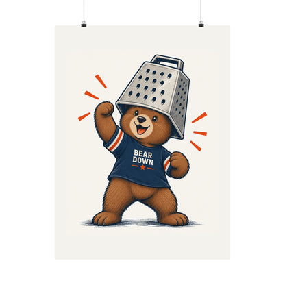 Cheese Grater Bear Poster -  Poster -  No Context Bears