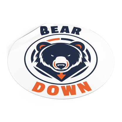 Bear Down Logo Sticker