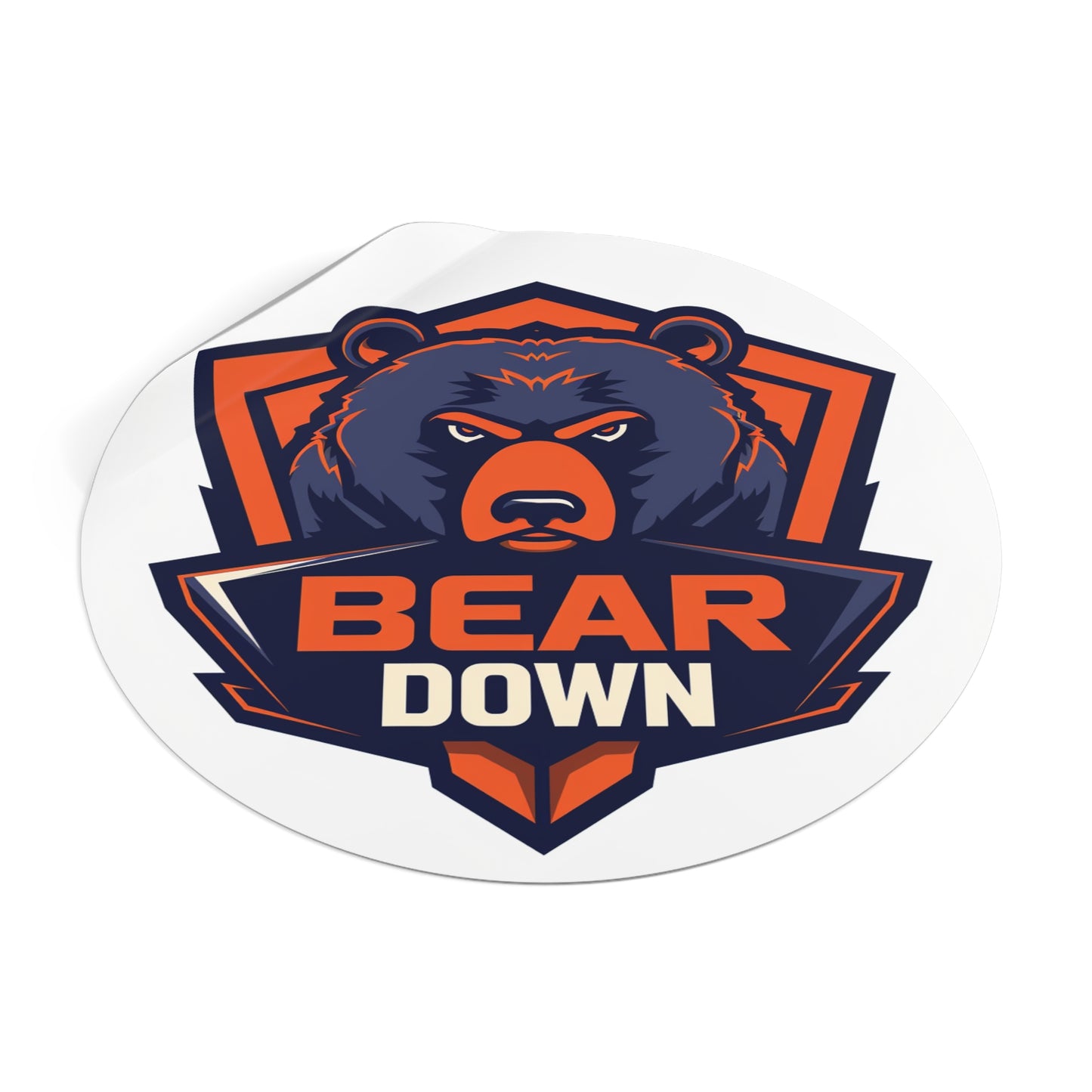 Bear Down Flight Crew Sticker