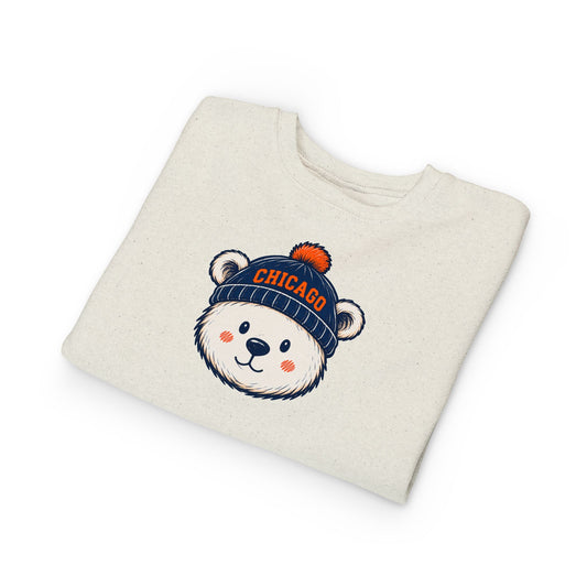 Cozy Bear From Chicago Kids Sweatshirt -  Kids clothes -  No Context Bears