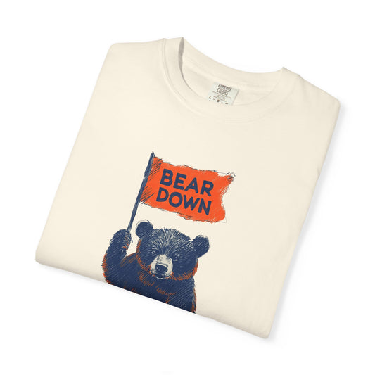 Cute Vintage Bear Flag T-Shirt - Retro Style for Chicago Bears Fans