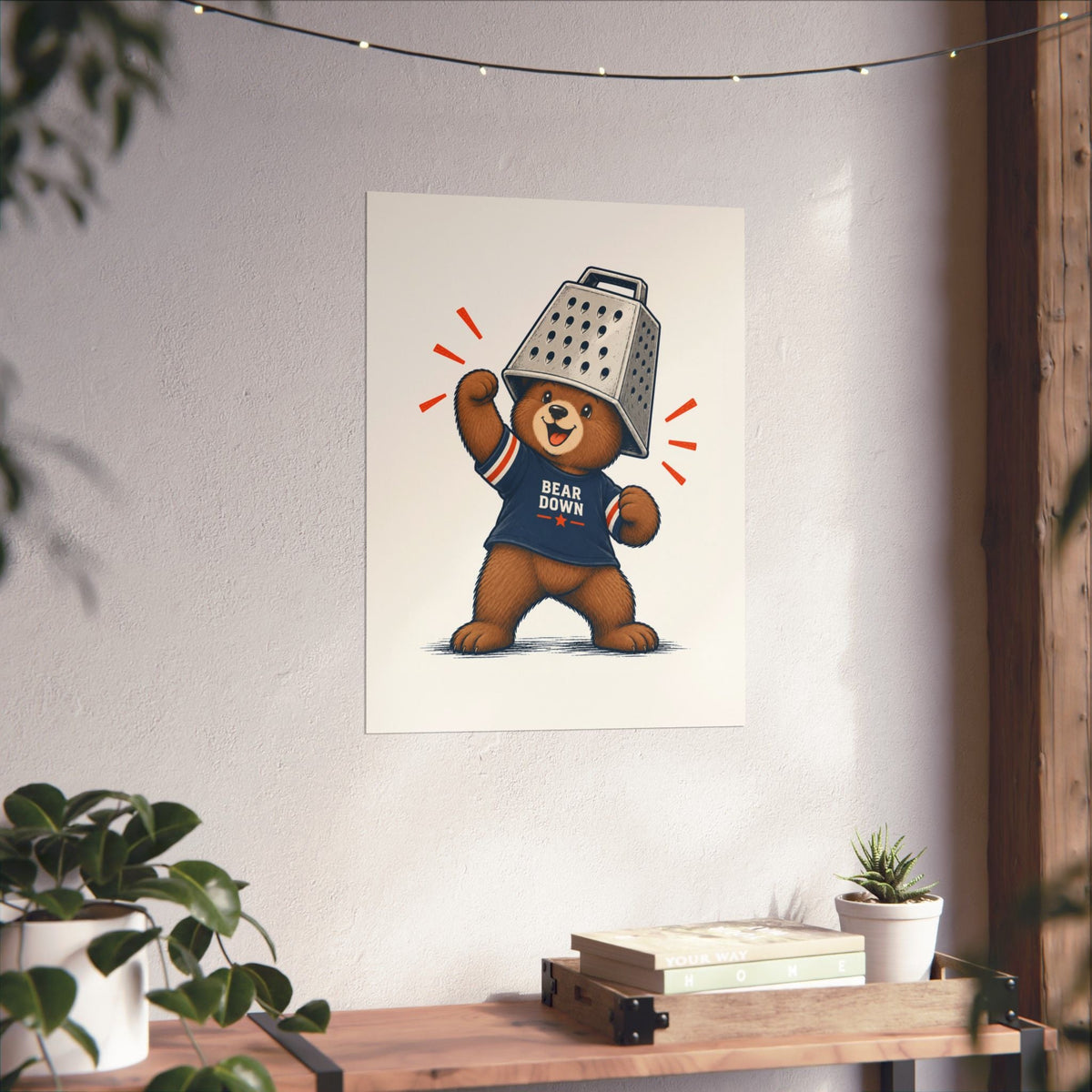 Cheese Grater Bear Poster -  Poster -  No Context Bears