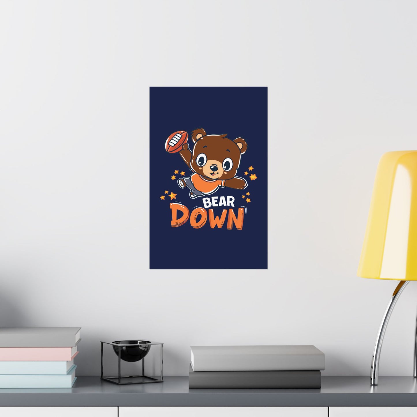 Bear Down Animated Kid's Poster