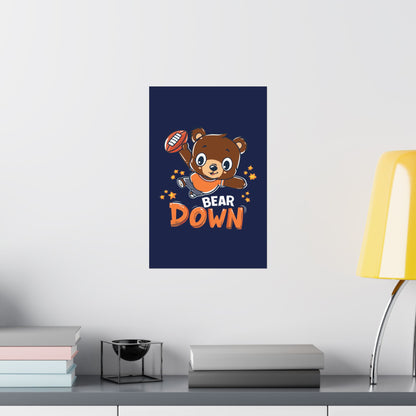 Bear Down Animated Kid's Poster