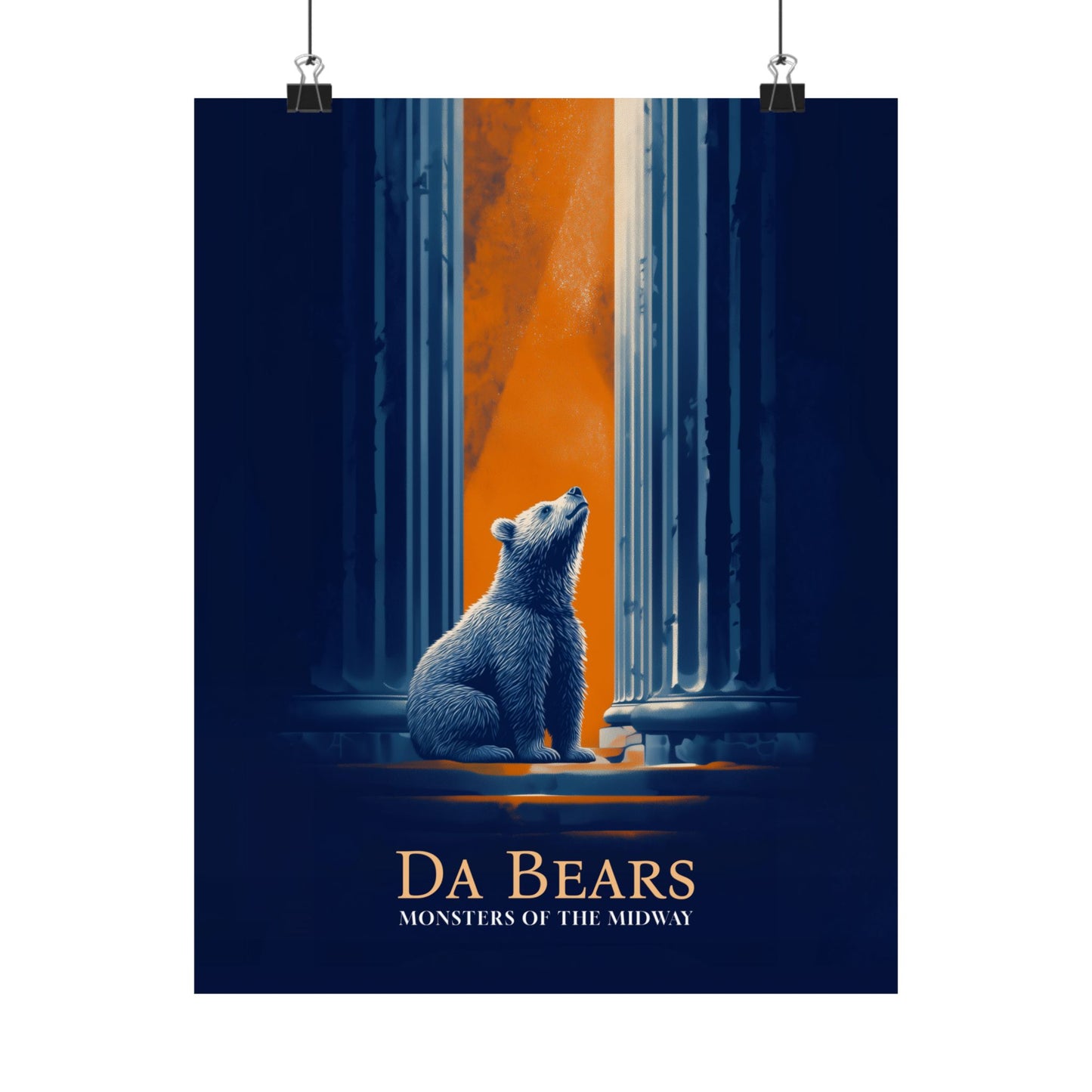 Da Bears Cinematic Poster