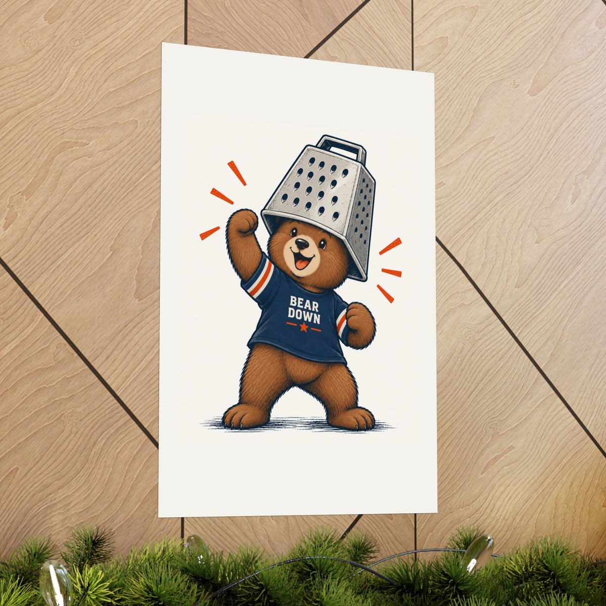 Cheese Grater Bear Poster -  Poster -  No Context Bears