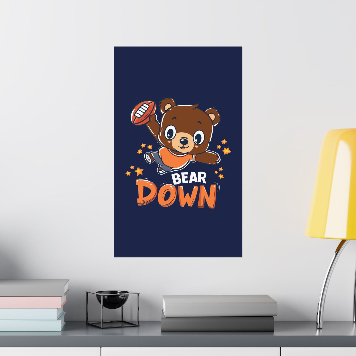 Bear Down Animated Kid's Poster