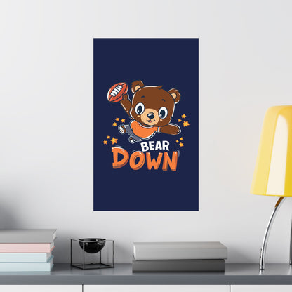 Bear Down Animated Kid's Poster