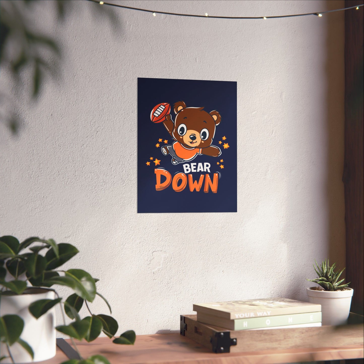 Bear Down Animated Kid's Poster
