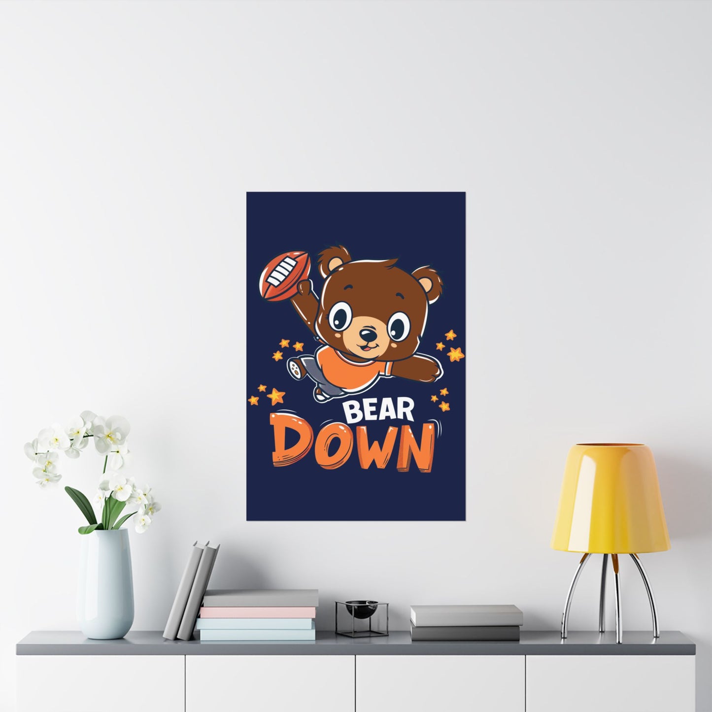 Bear Down Animated Kid's Poster