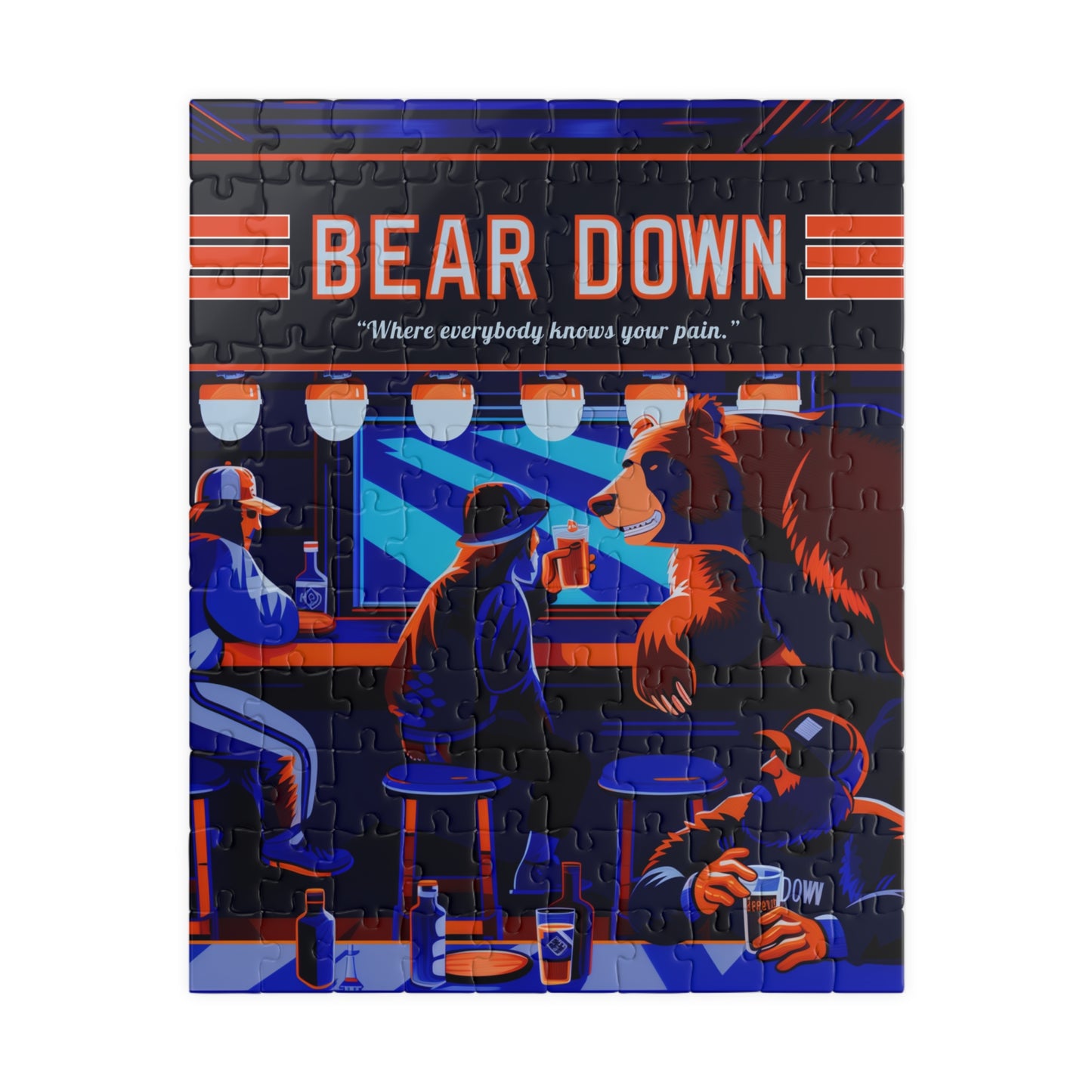 Bear Down Bar Puzzle