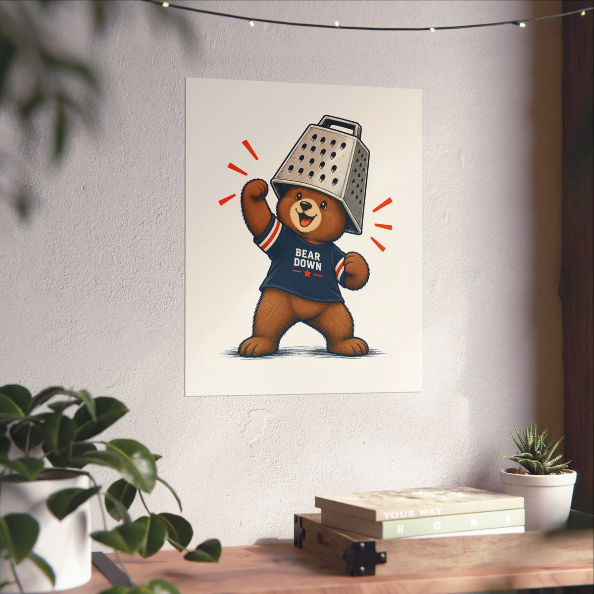 Cheese Grater Bear Poster -  Poster -  No Context Bears