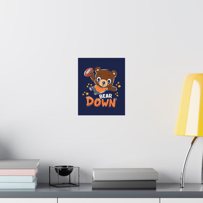 Bear Down Animated Kid's Poster