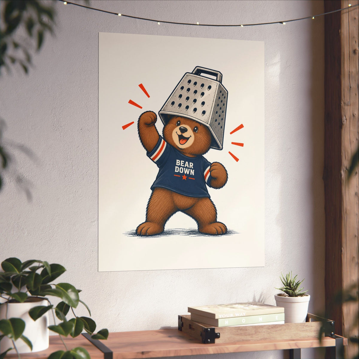 Cheese Grater Bear Poster -  Poster -  No Context Bears