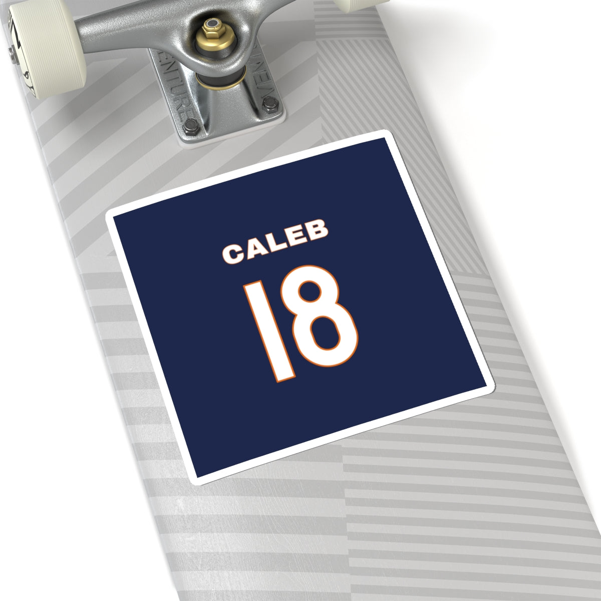 Caleb Williams Sticker - Blue Chicago Bears Jersey