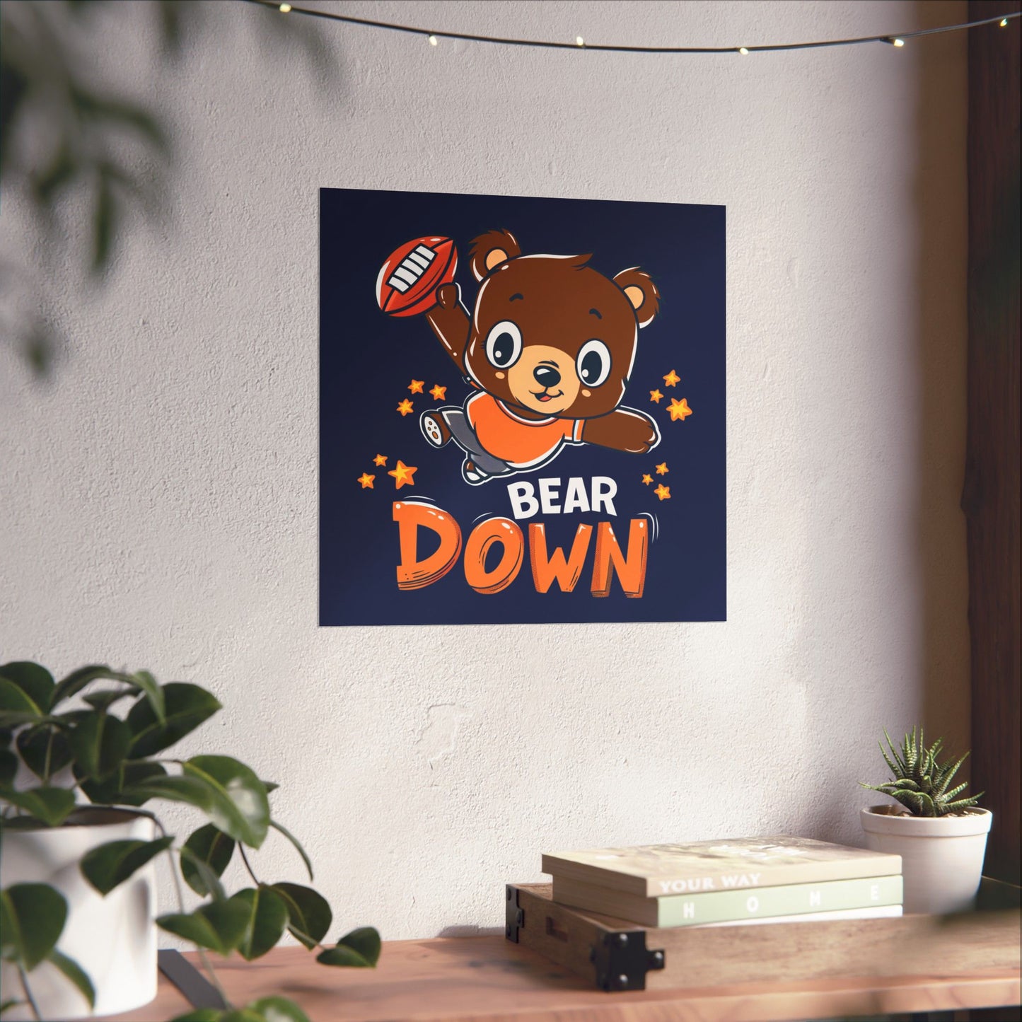 Bear Down Animated Kid's Poster