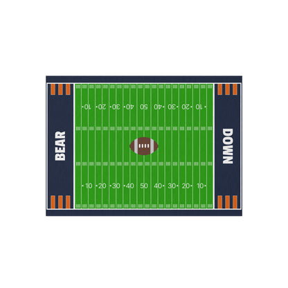Chicago Bears Football Field Rug - Bear Down Carpet