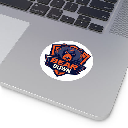 Bear Down Flight Crew Sticker