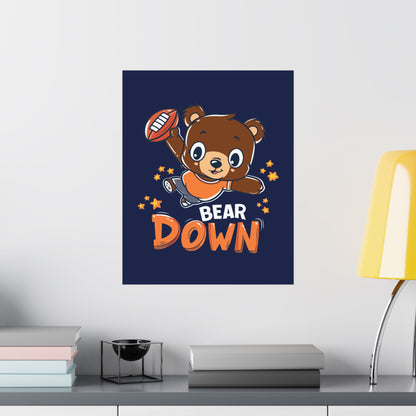 Bear Down Animated Kid's Poster