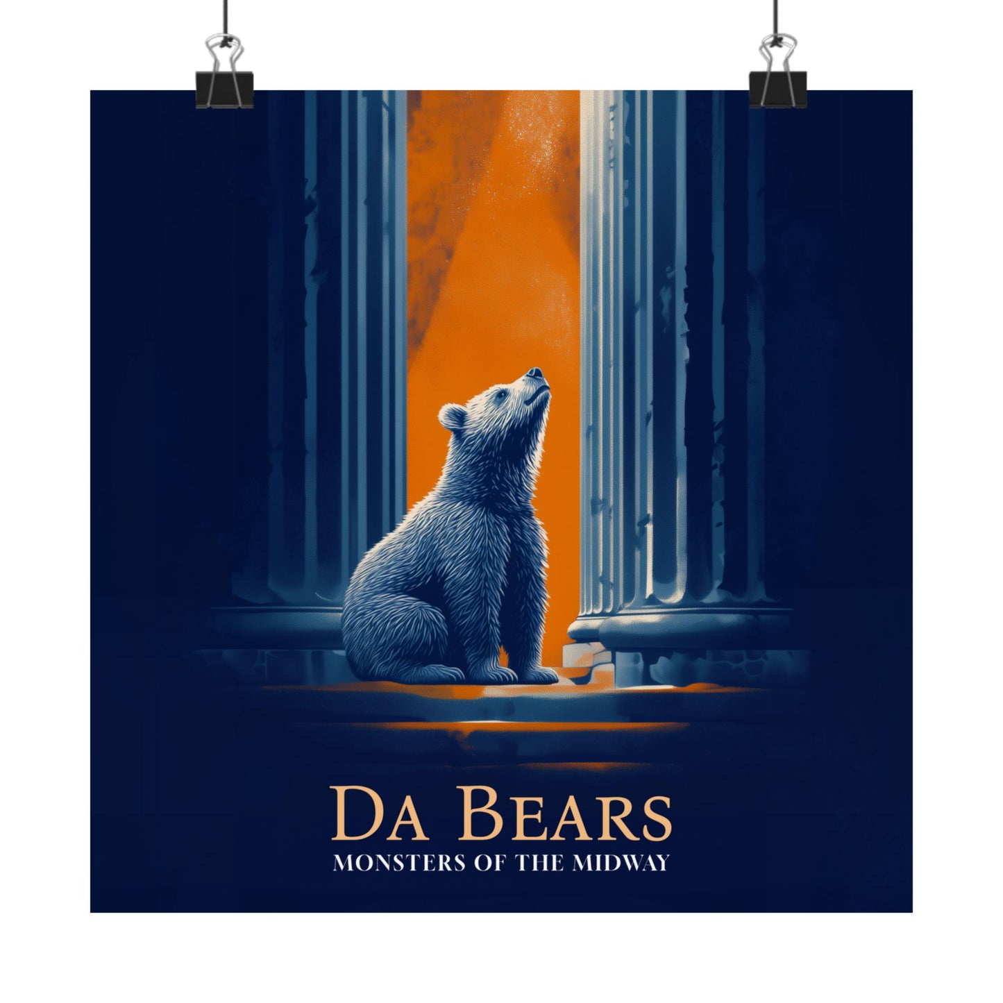 Da Bears Cinematic Poster