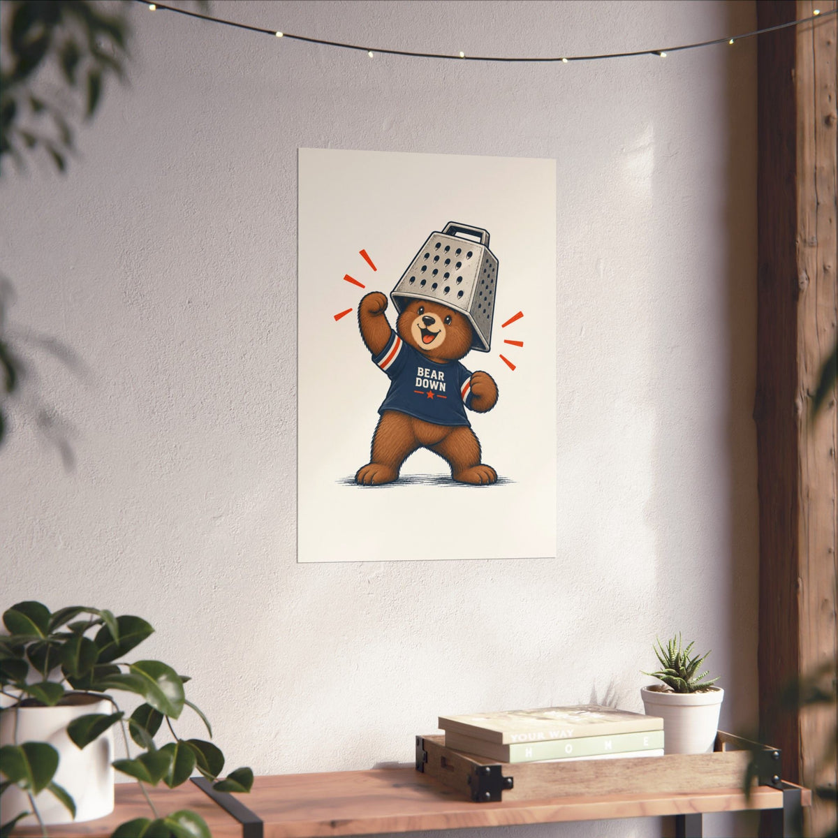 Cheese Grater Bear Poster -  Poster -  No Context Bears